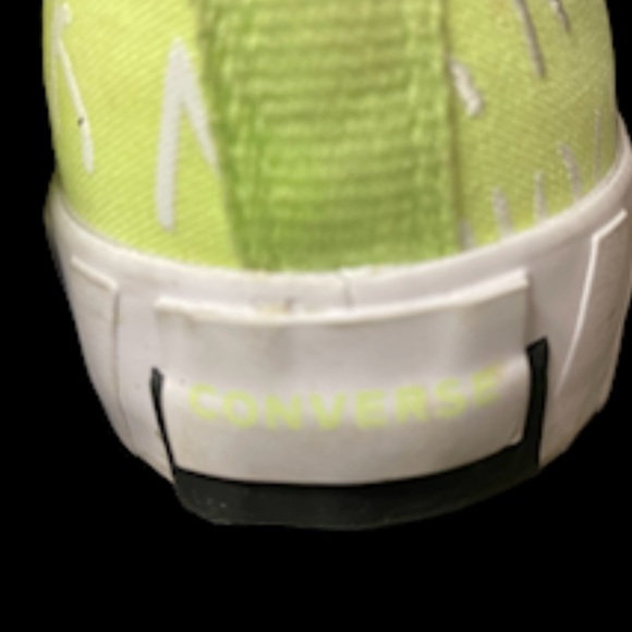 Converse Shoes Not A Chuck All Star High Top Neon  Yellow Men 10 / Women 12 - Picture 9 of 11